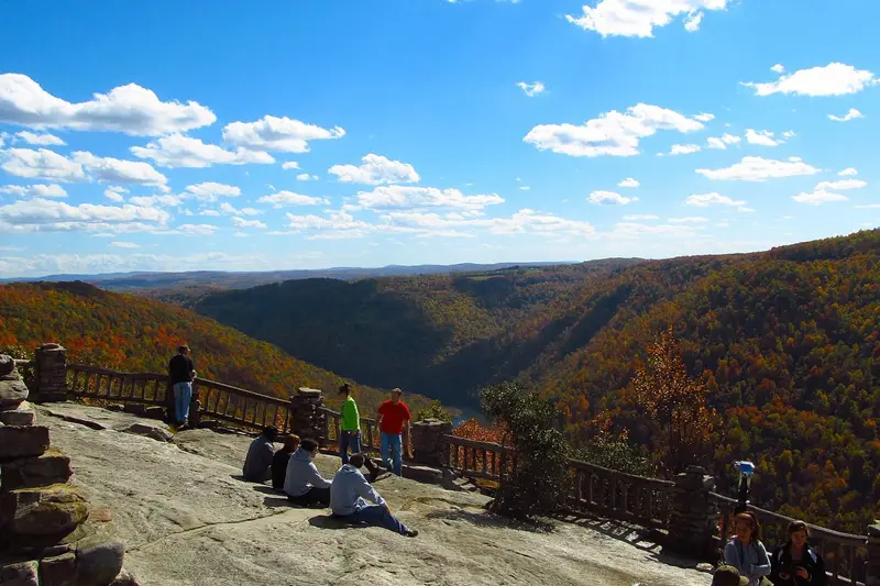 Autumn foliage at Coopers Rock State Forest
