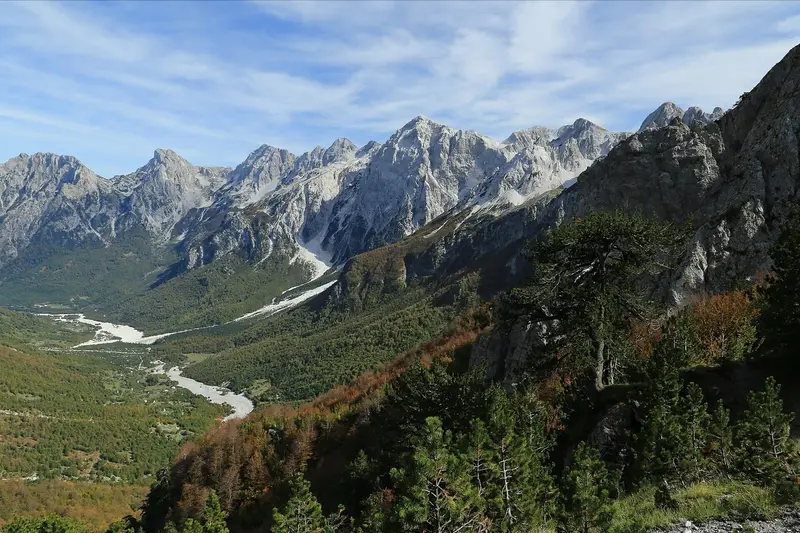 Autumn foliage at Valbona Valley National Park