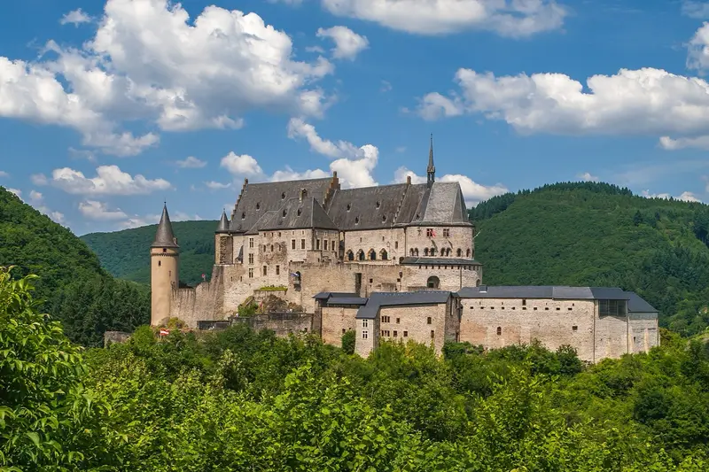 Vianden Castle in Luxembourg